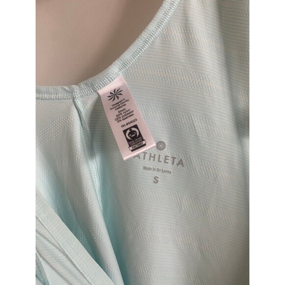 Athleta Max Out Side Tie Tank Top Shirt Small Workout Tank Run Yoga Training - Picture 6 of 11